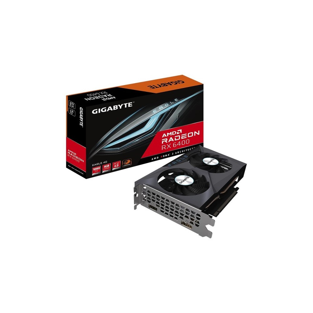 Gigabyte RX 6400 AORUS Radeon EAGLE 4GB GDDR6 | DESKTOP.MA