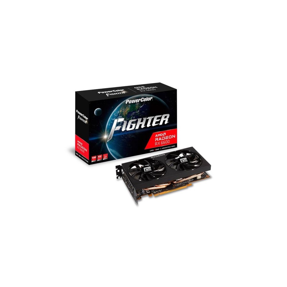 PowerColor RX 6600 Fighter AMD Radeon GDDR6 8GB  | DESKTOP.MA
