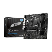 MSI PRO B760M-P DDR4 Micro ATX Socket 1700 Intel | DESKTOP.MA