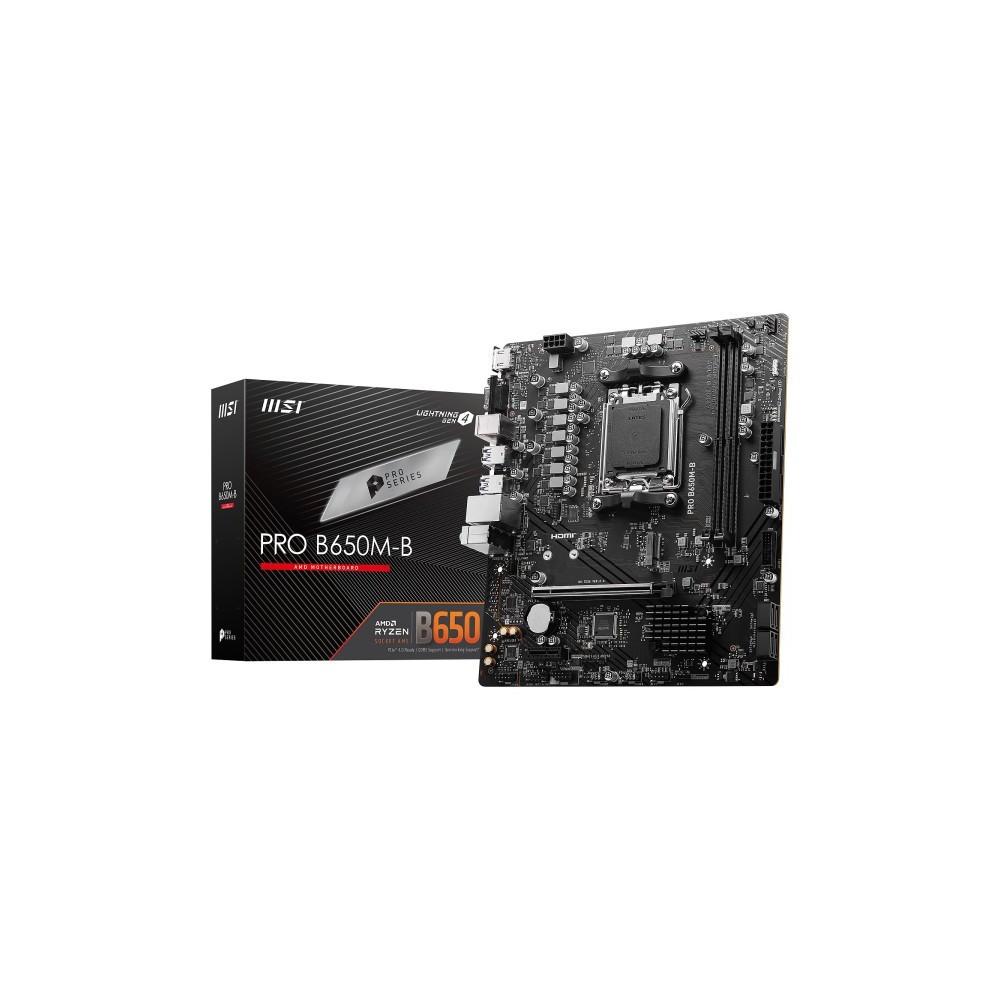 MSI PRO B650M-B Micro ATX Socket AM5 | DESKTOP.MA