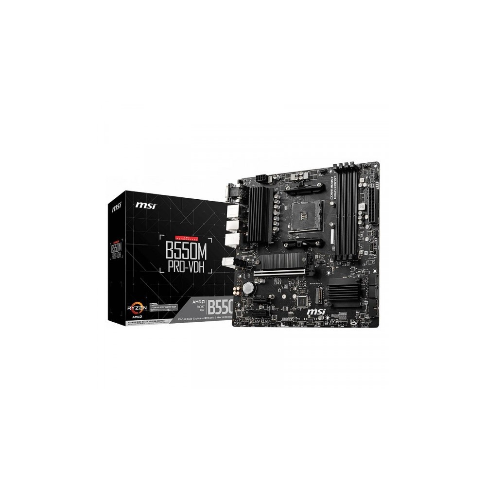 MSI B550M PRO-VDH 4Slot chipset AMD B550 | DESKTOP.MA