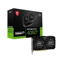 MSI GeForce RTX 4060 Ti VENTUS 2X OC BLACK 16GB GDDR6 | DESKTOP.MA