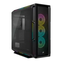 Corsair iCUE 5000T RGB (Noir) verre trempé | DESKTOP.MA