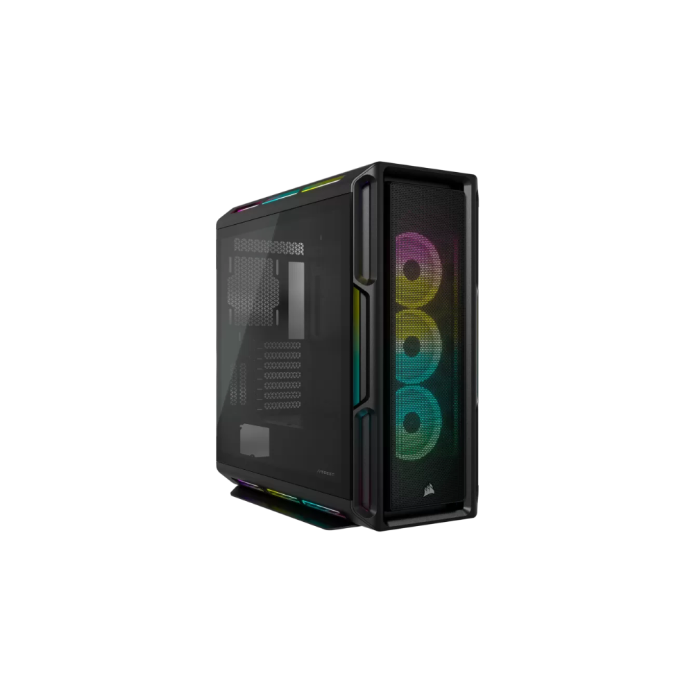 Corsair iCUE 5000T RGB (Noir) verre trempé | DESKTOP.MA