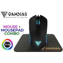 ZEUS E3 GAMDIAS Souris 3600 DPI  + NYX E1 Tapis Gamer| DESKTOP.MA