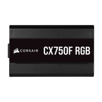 Corsair CX750F RGB 80PLUS Bronze Noir Certifié fan 120mm | DESKTOP.MA
