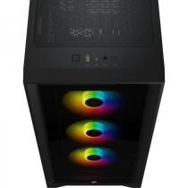 ICUE 4000X RGB Boîtier ATX Noir Moyen Tour En Verre 3 Fans RGB | DESKTOP.MA